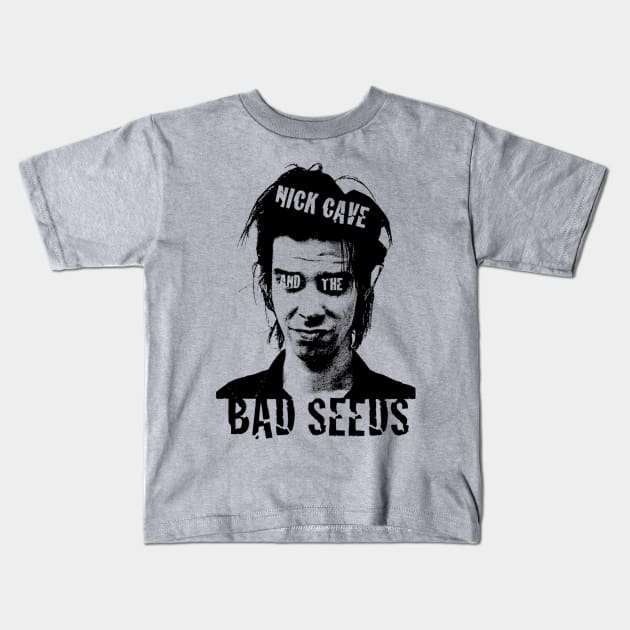 Nick Cave and the Bad Seeds Kids T-Shirt by OSCAR BANKS ART